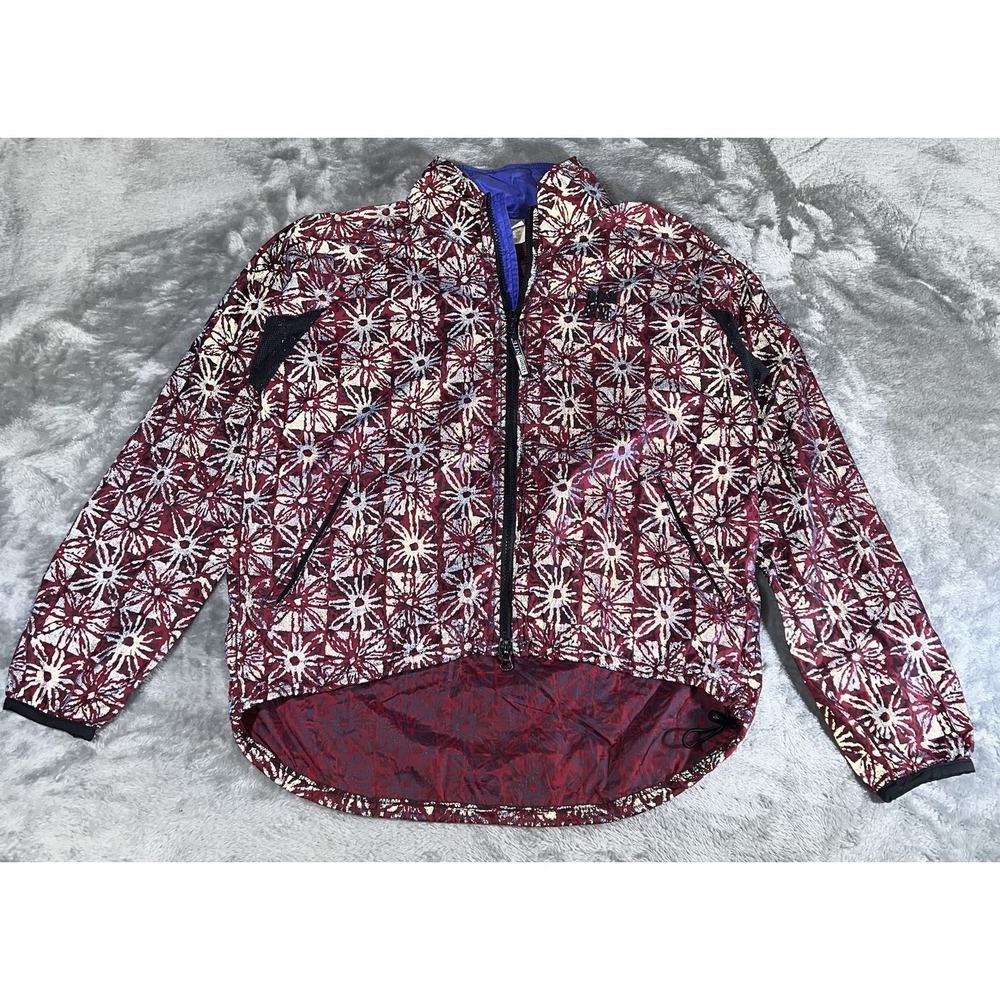 Insport Jacket Women Size Large Reflective Windbreaker Vintage USA
